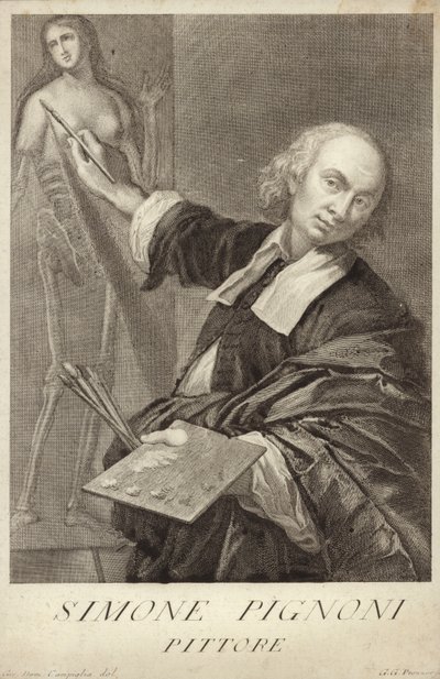 Simone Pignoni olasz festő alkotó: Giovanni Domenico Campiglia