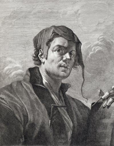 Gerrit van Honthorst (1590-1656), Cosimo Mogalli (1667-1730) metszete. alkotó: Giovanni Domenico Ferretti