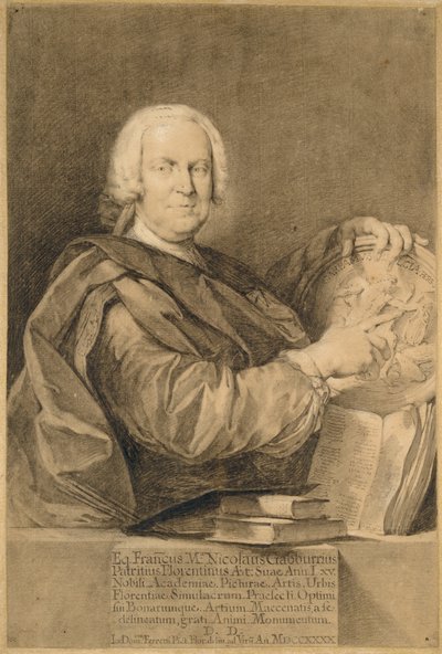 Cavaliere Francesco Maria Niccolò Gabburri portréja alkotó: Giovanni Domenico Ferretti