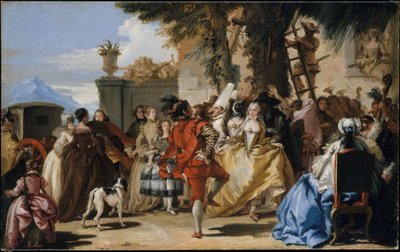 Tánc a vidéken alkotó: Giovanni Domenico Tiepolo