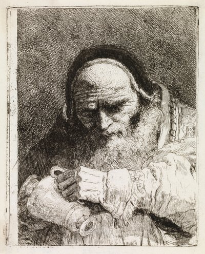 Egy kancsót tartó pápa alkotó: Giovanni Domenico Tiepolo
