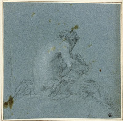 Egy szatír játssza a pipáját alkotó: Giovanni Domenico Tiepolo
