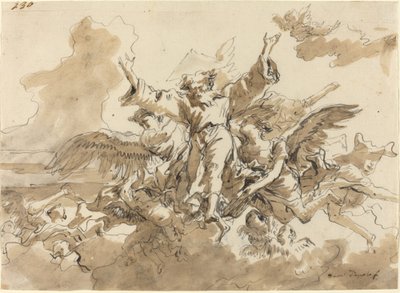 Az Univerzum teremtése alkotó: Giovanni Domenico Tiepolo