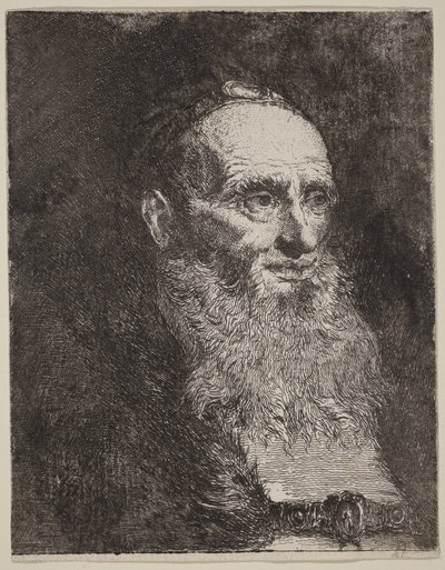 Szakállas öregember alkotó: Giovanni Domenico Tiepolo