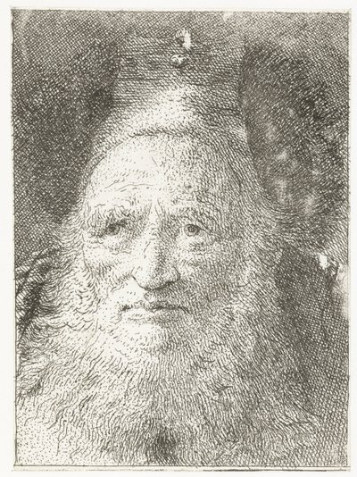 Öreg ember prémes sapkával Fejgyűjtemény (sorozat címe) Raccolta di Teste (sorozat címe) alkotó: Giovanni Domenico Tiepolo