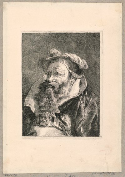 A fejek gyűjteménye alkotó: Giovanni Domenico Tiepolo