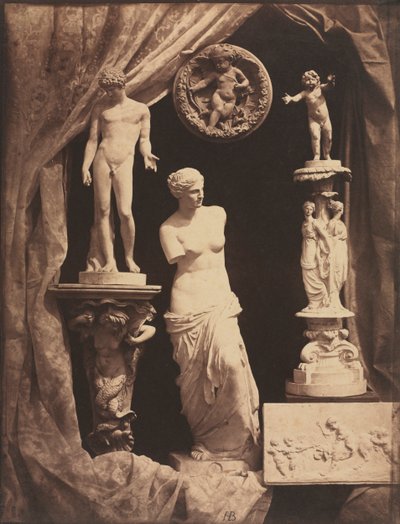 Csendélet szoborral és drapériával alkotó: Giovanni Domenico Tiepolo
