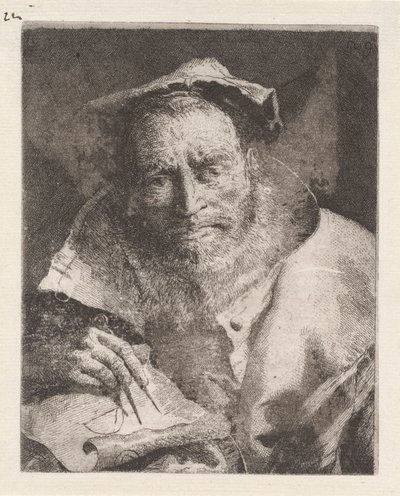 A matematikus, a Raccolta di Teste-ből (Fejgyűjtemény) alkotó: Giovanni Domenico Tiepolo
