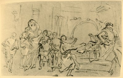A Makkabeusok anyja Antiochus előtt, 1759, 1928 alkotó: Giovanni Domenico Tiepolo