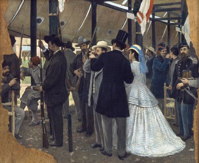 A harmadik országos lövészverseny Firenzében alkotó: Giovanni Estienne
