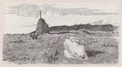 Szent tehén [Pio bove] alkotó: Giovanni Fattori