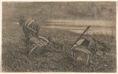 Pihenő kis szamarak alkotó: Giovanni Fattori