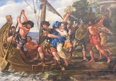 Helén elrablása alkotó: Giovanni Francesco (1610 62) Romanelli