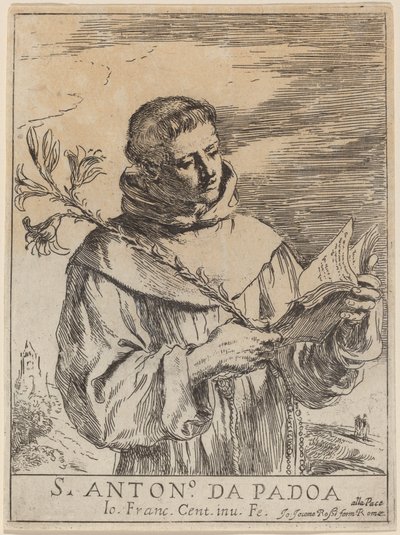 Páduai Szent Antal alkotó: Giovanni Francesco Barbieri, called Guercino