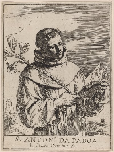 Páduai Szent Antal alkotó: Giovanni Francesco Barbieri, called Guercino
