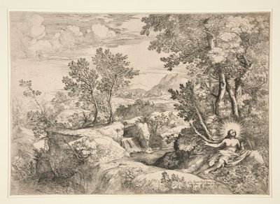Mária Magdolna egy tájban alkotó: Giovanni Francesco Grimaldi