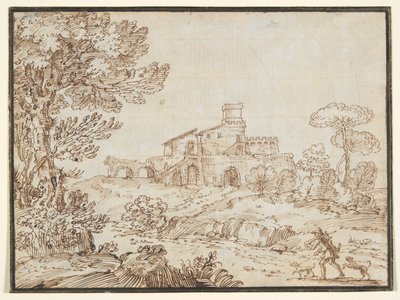 Termi de Caracalla (Caracalla fürdői) alkotó: Giovanni Francesco Grimaldi