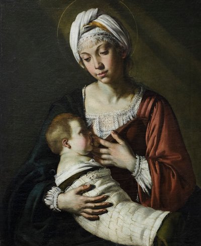 Madonna col bambino, más néven Madonna del latte alkotó: Giovanni Francesco Guerrieri