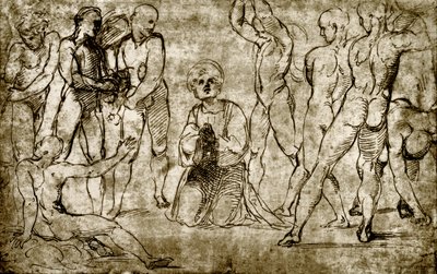 Szent István megkövezése alkotó: Giovanni Francesco Penni