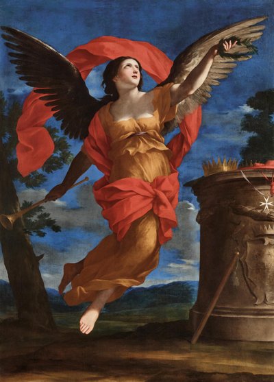 A hírnév allegóriája, 1646 és 1648 között. alkotó: Giovanni Francesco Romanelli