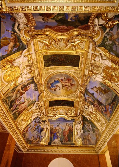 A Salle des Saisons mennyezete, 1655-58 alkotó: Giovanni Francesco Romanelli