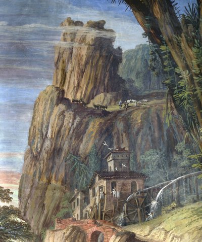 Malom, részlet alkotó: Giovanni Ghisolfi