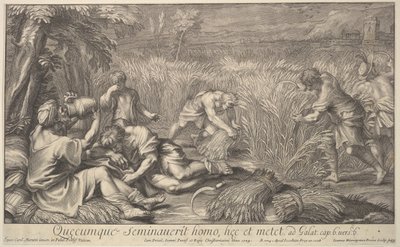 Gabonaaratók, 1704. alkotó: Giovanni Girolamo Frezza