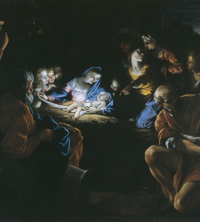 A Pásztorok imádása (olaj, vászon) alkotó: Giovanni Lanfranco
