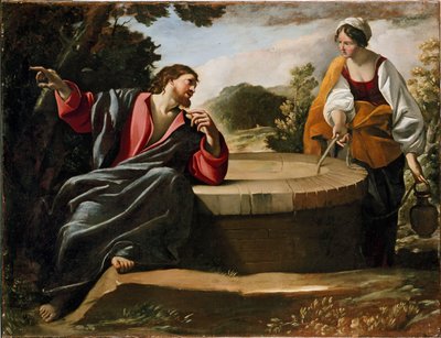 Krisztus és a szamáriai asszony, 1620-as évek vége alkotó: Giovanni Lanfranco