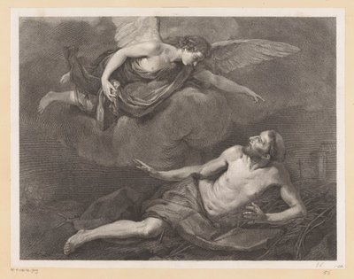 Assisi Szent Ferenc és az angyal alkotó: Giovanni Marco Pitteri