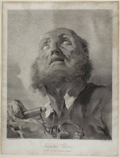 Isten, az Atya és a tizenkét apostol közül tizenegy alkotó: Giovanni Marco Pitteri
