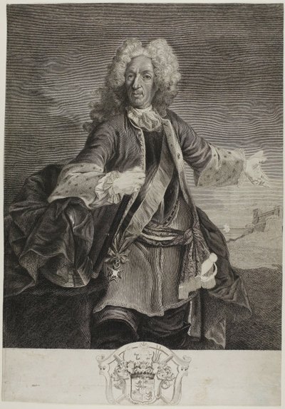 Johann Matthias, Schulenburg grófja. alkotó: Giovanni Marco Pitteri