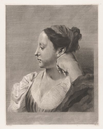 Fiatal nő portréja alkotó: Giovanni Marco Pitteri