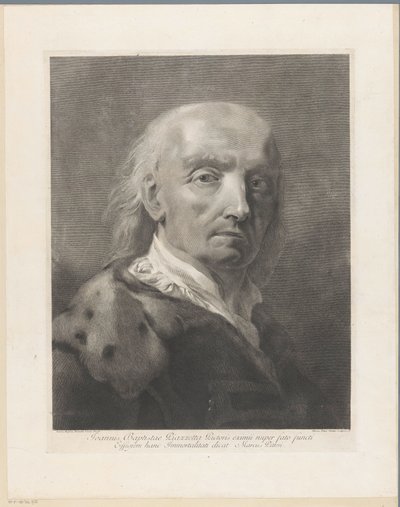 Giovanni Battista Piazzetta művész portréja alkotó: Giovanni Marco Pitteri