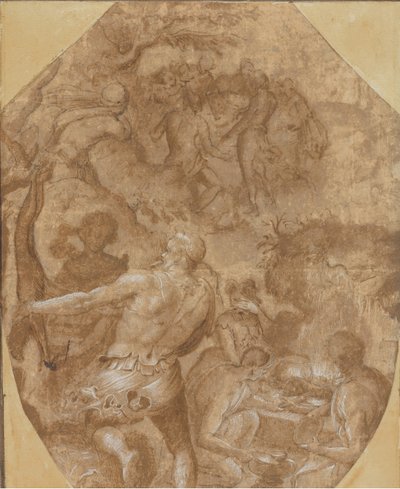 Az üveg felfedezése, kb. 1570-72. alkotó: Giovanni Maria Butteri
