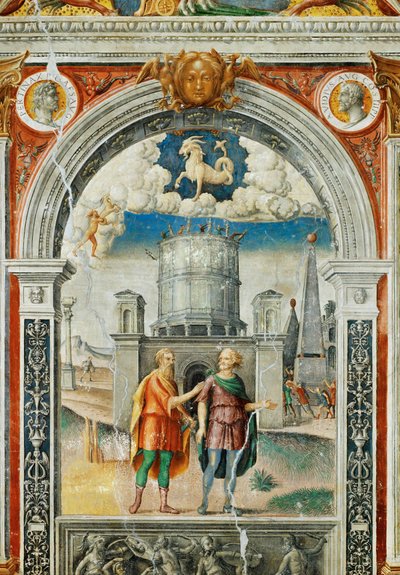Falfestmények a Zodiákus teremben, Palazzo d