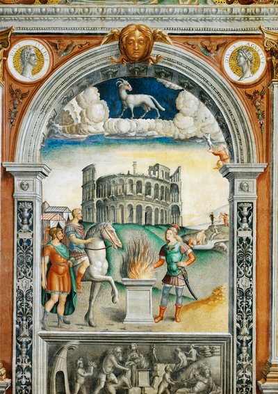 Falfestmények a Zodiákus teremben, Palazzo d