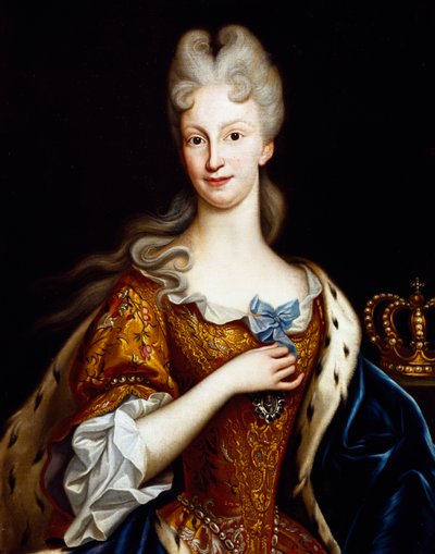 Elisabeth Farnese portréja (Parma alkotó: Giovanni Maria delle called Mulinaretto Piane