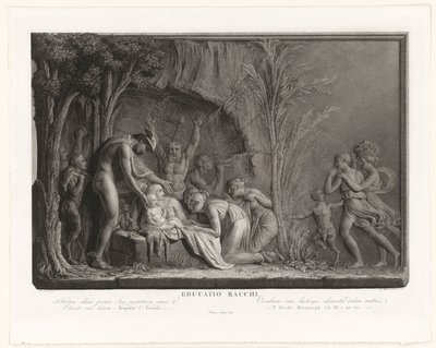 Bacchus nevelése alkotó: Giovanni Martino dei Boni