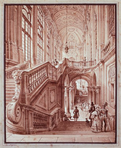 A Palazzo Madama terme, Giovanni Migliara (1785-1837) alkotó: Giovanni Migliara
