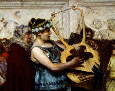 Házassági ajánlat, Giovanni Muzzioli (1854-1894), Részlet alkotó: Giovanni Muzzioli