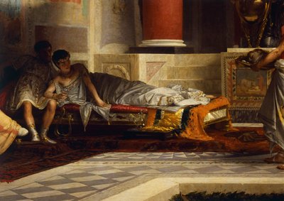 Poppea bosszúja, részlet, Giovanni Muzzioli (1854-1894), olaj, vászon alkotó: Giovanni Muzzioli