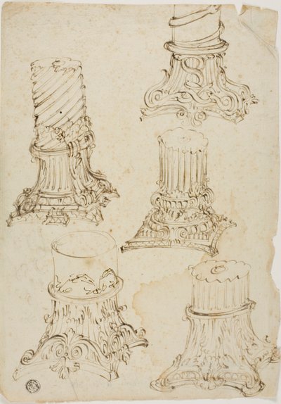 Vázlatok a korinthoszi fővárosokról alkotó: Giovanni Paolo Panini