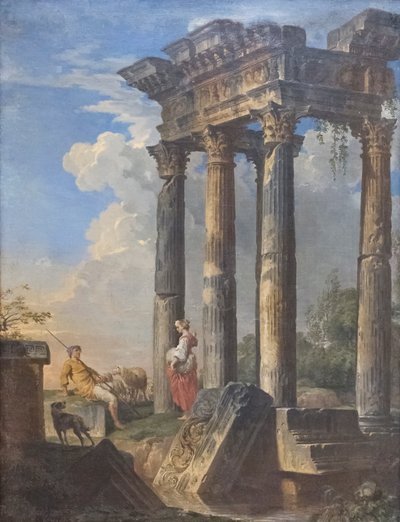 Romok pásztorokkal alkotó: Giovanni Paolo Pannini