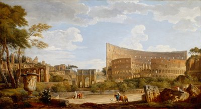 Kilátás a Colosseumra alkotó: Giovanni Paolo Pannini