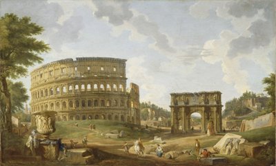 Kilátás a Colosseumra, 1747 alkotó: Giovanni Paolo Pannini