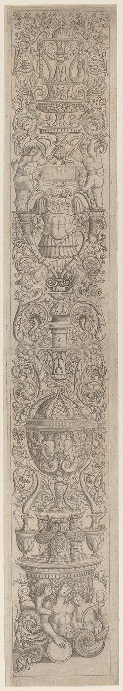 Nereidet két gyerek lovagolt alkotó: Giovanni Pietro Birago and Zoan Andrea