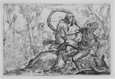Marsyas nyúzása, 17. század közepe. alkotó: Giovanni Pietro Possenti