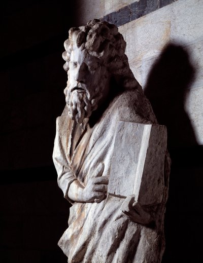 Próféta alakja (Márványszobor, 1306 körül) alkotó: Giovanni Pisano