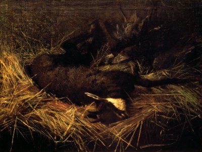 Döglött zerge alkotó: Giovanni Segantini